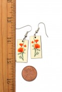 California Poppy Earrings